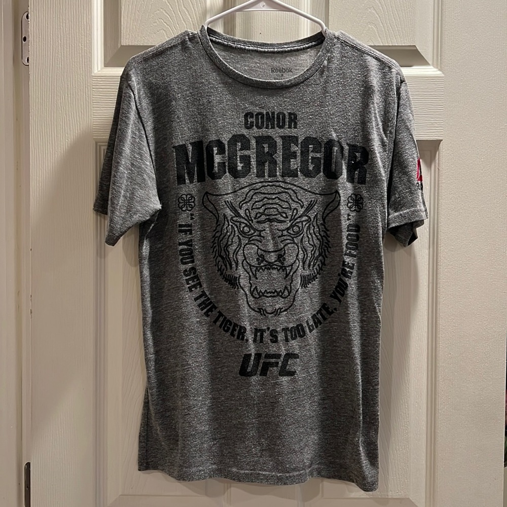 Reebok Conor mcGregor grey marl tee.